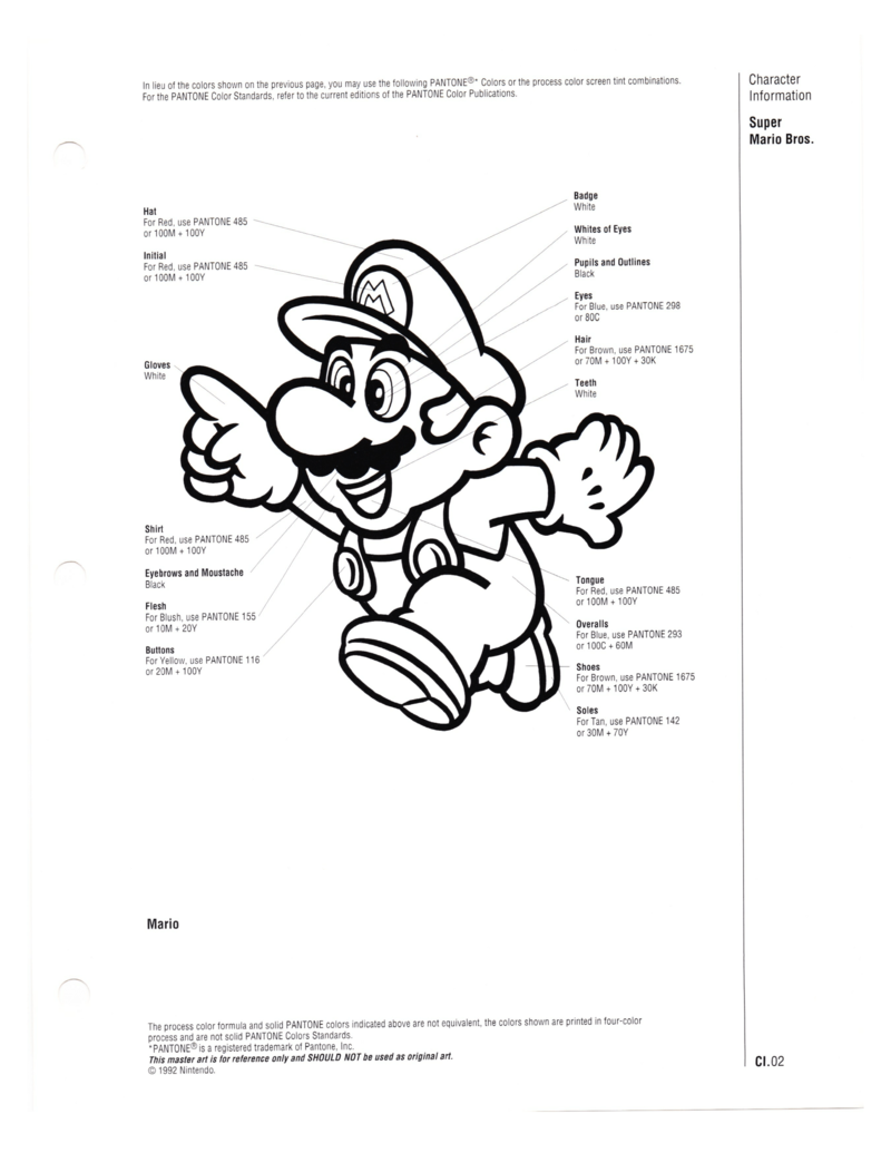 Illustration for article titled Nintendo's Official Rules On What Color Mario Must Be